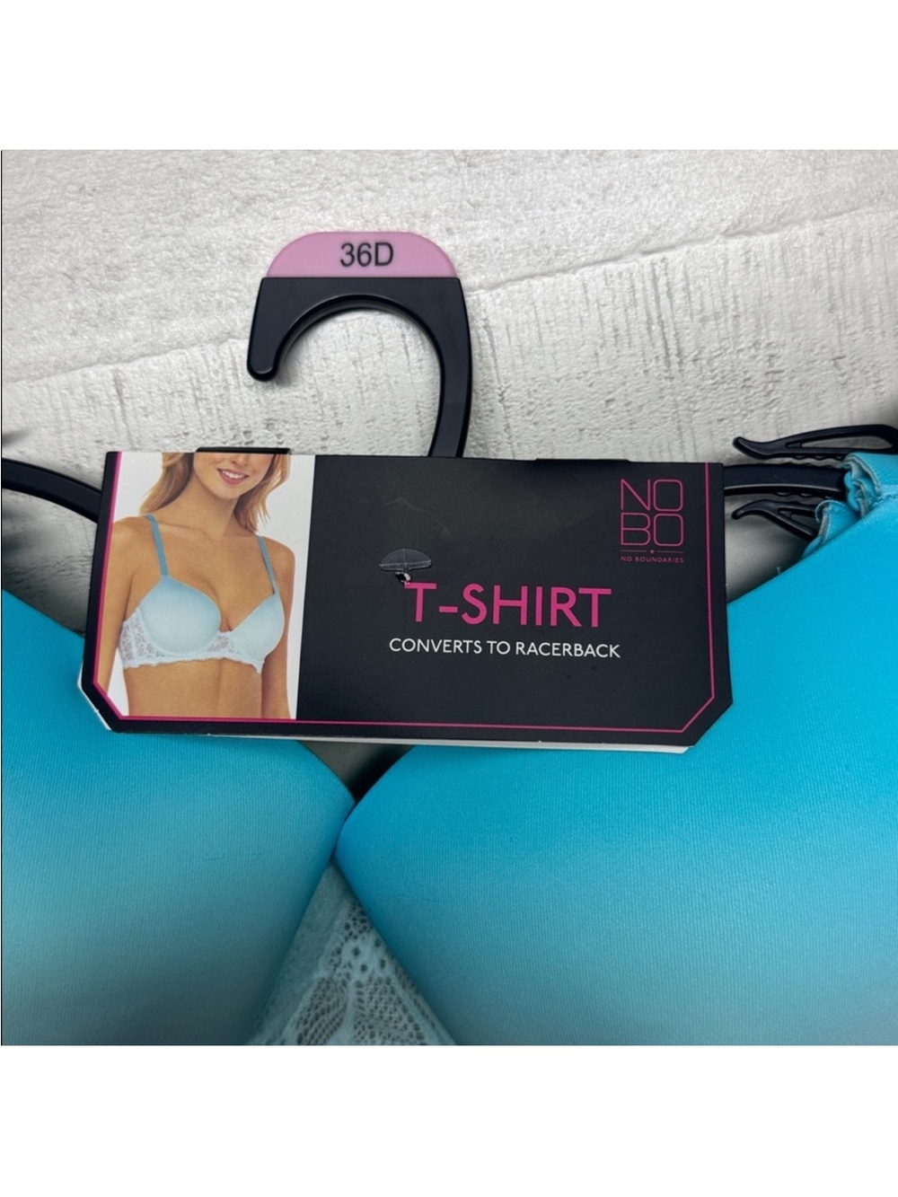 Set of 3/ No Boundaries Women's T-shirt Bra Smooth; soft, light lined cups; - Picture 7 of 8